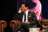 Toure onstage at An Evening with Norman Lear at the Montalban Theater in Hollywood.