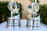 The trophies to be presented at the Eighth Annual Television Academy Honors, May 27 at the Montage Beverly Hills.