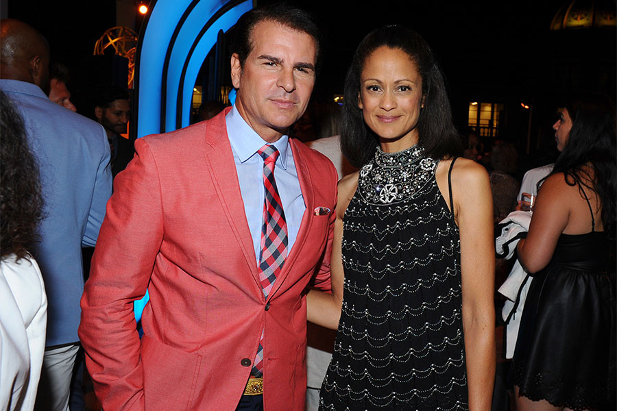 Vincent De Paul and Anne-Marie Johnson at the 2015 Dynamic &amp; Diverse Emmy Celebration, August 27, 2015 in Beverly Hills, California.