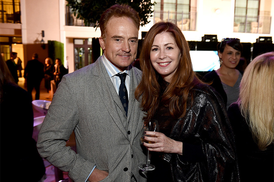 Bradley Whitford of Transparent and Honors host Dana Delaney at the presentation at the Eighth Annual Honors, May 28 at the Montage Beverly Hills.