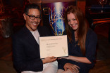 William Fabian Castro and Jess Devlin at the Picture Editors Nominee Reception in North Hollywood, California.