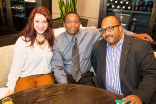 Maxine Witrack, Mel Johnson and Dan Evans at the Commercials Nominee Reception at the Montage Beverly Hills.