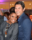 Lou Diamond Phillips and Yvette Nicole Brown at the Television Academy&#039;s Dynamic and Diverse event, August 25, 2016, at the Saban Media Center, North Hollywood, California.