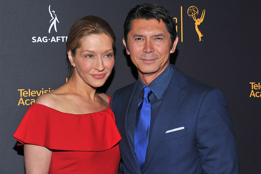 Lou Diamond Phillips and his wife, Yvonne Boismier Phillips, at the Television Academy&#039;s Dynamic and Diverse event, August 25, 2016, at the Saban Media Center, North Hollywood, California.