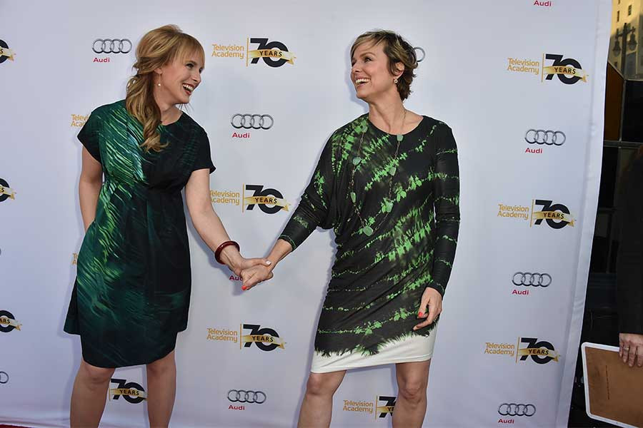 Co-producer Zackary Drucker and actress Melora Hardin at Transparent: Anatomy of an Episode, March 17, 2016 in Los Angeles.
